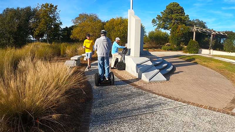 Shelter Cove Veterans Park Segways At Memorial